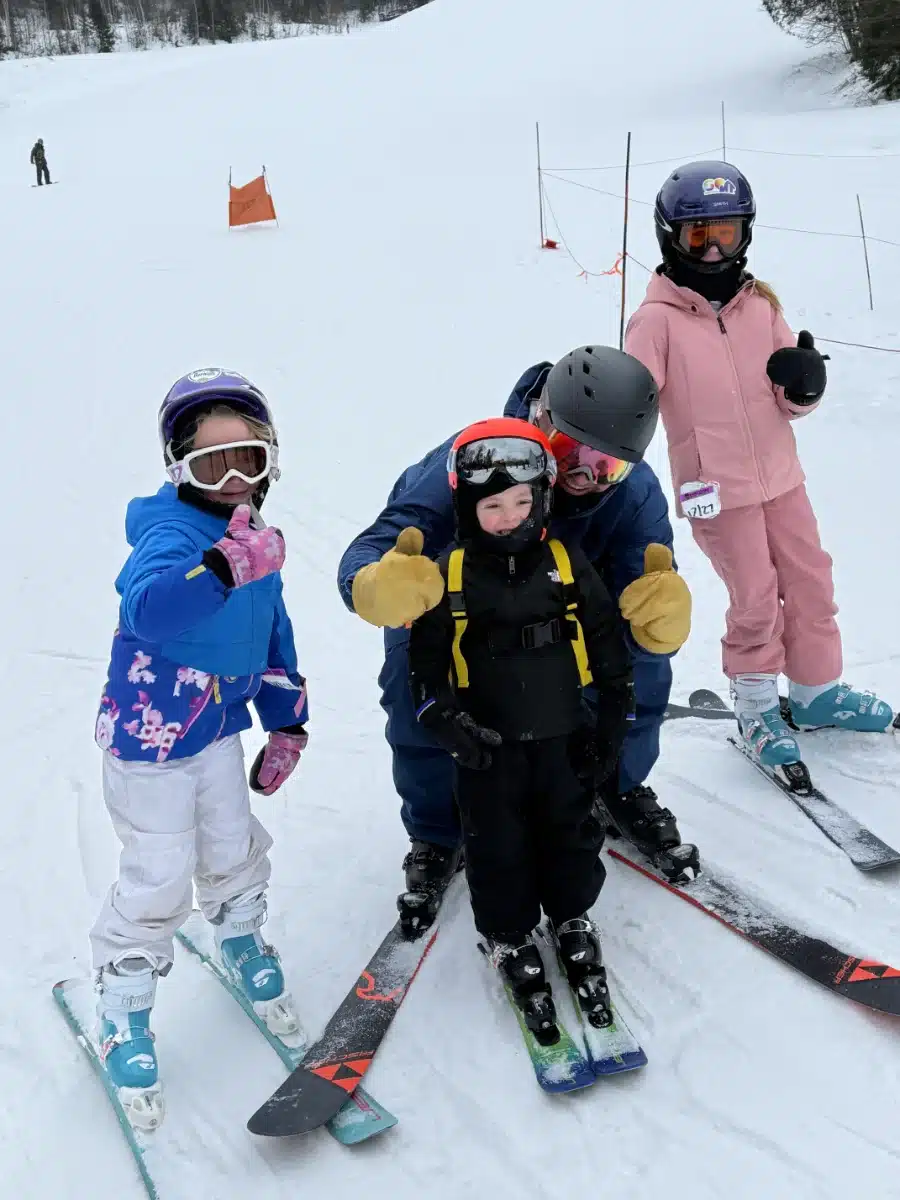 Family Using Donated Helmets