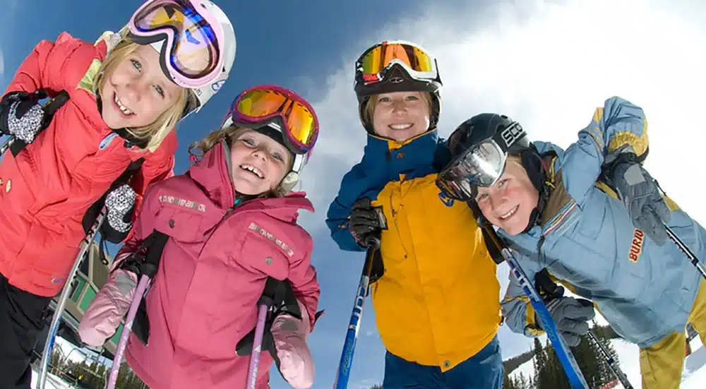 Family Using Donated Helmets